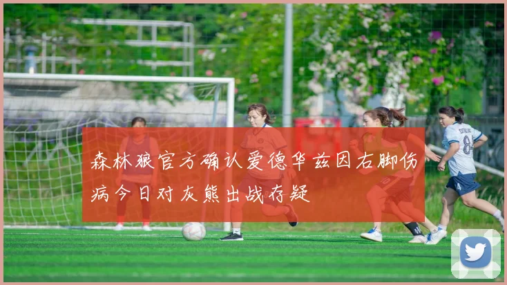 森林狼官方确认爱德华兹因右脚伤病今日对灰熊出战存疑